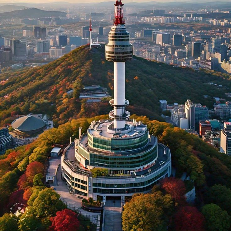 Namsan Park in Fall